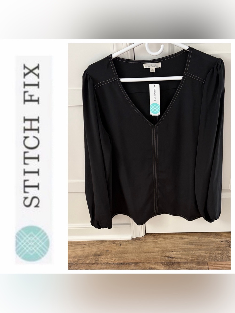 NWT STITCH FIX nine britton Mel Blouse Size: L